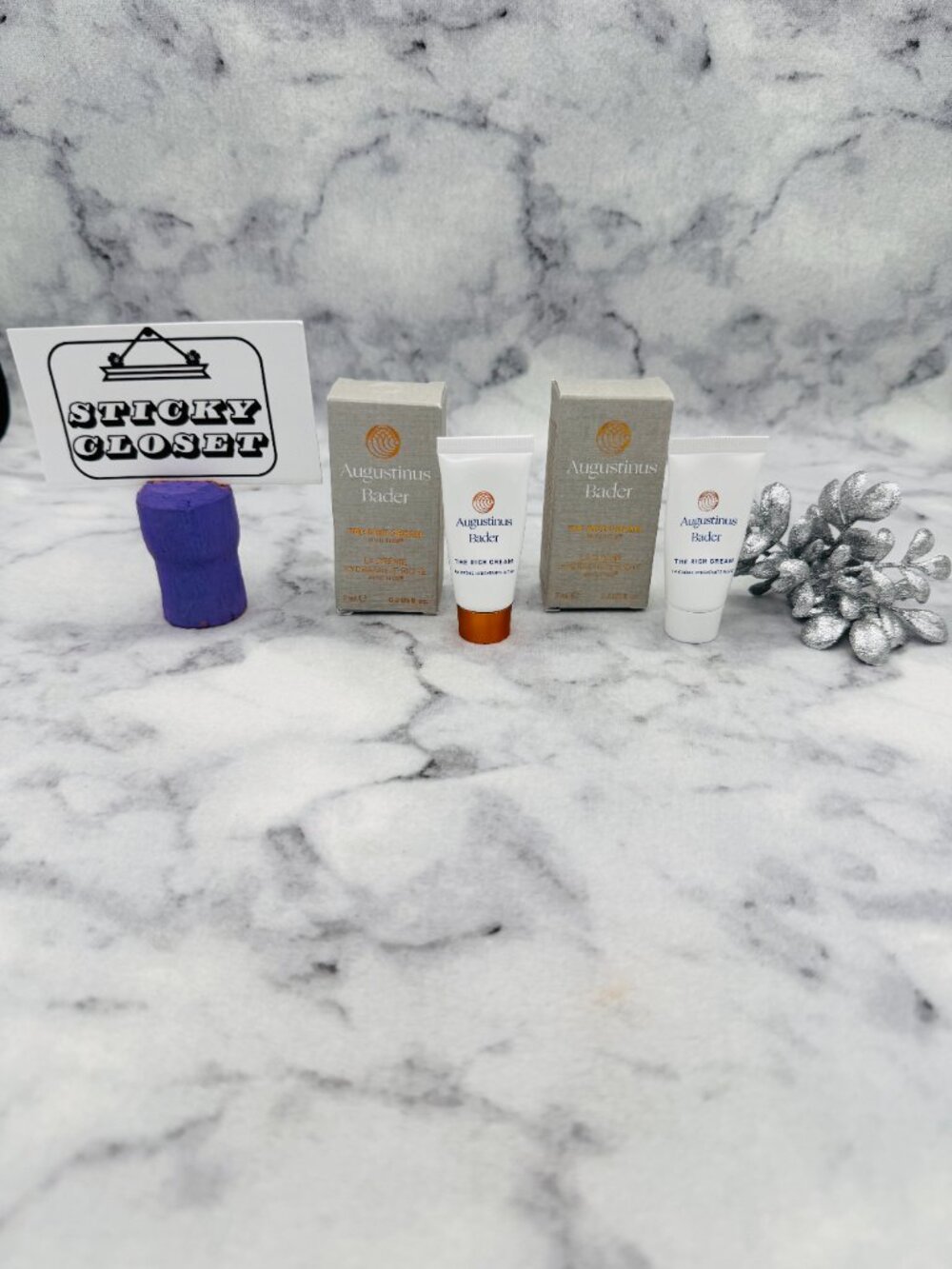 Augustinus Bader Skincare Gift Set,The Cream TFC8 Face Moisturizer-2pc-BOXED-NEW